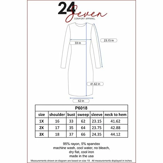Plus Size 24seven Comfort Apparel Casual Long Sleeve Pleated Dress Gray 4 Plus Size 24seven Comfort Apparel Casual Long Sleeve Pleated Dress Gray - Image 4