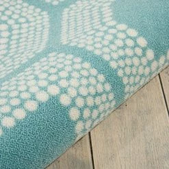 Waverly Sun N' Shade Bubbly Geometric Indoor Outdoor Rug Tangerine -Waverly Shop unnamed file 125