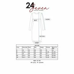 Women's 24seven Comfort Apparel Boatneck Loose Fit T-Shirtdress Black -Waverly Shop unnamed file 1306
