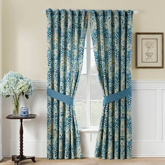 Waverly 2-pack Moonlit Shadows Window Curtain 1 Waverly 2-pack Moonlit Shadows Window Curtain