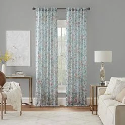 Waverly Porch Pavillion Window Curtain Panel Aqua 16 Waverly Porch Pavillion Window Curtain Panel Aqua -Waverly Shop unnamed file 156