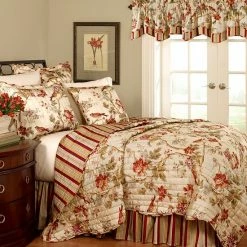 Waverly Charleston Chirp Reversible Quilt Set