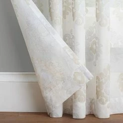 Waverly Velero Embroidered Pinch Pleated Sheer Window Curtain Panel -Waverly Shop unnamed file 217