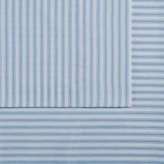 Traditions By Waverly Ticking Stripe Sheet Set With Pillowcases 1 Traditions By Waverly Ticking Stripe Sheet Set With Pillowcases