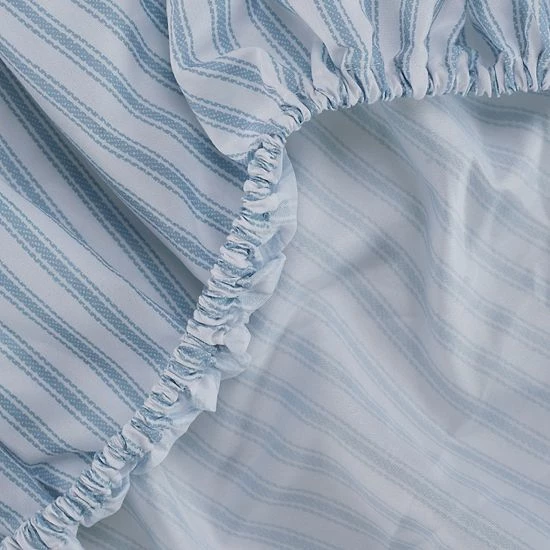 Traditions By Waverly Ticking Stripe Sheet Set With Pillowcases 3 Traditions By Waverly Ticking Stripe Sheet Set With Pillowcases - Image 3