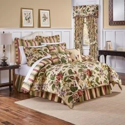 Waverly Laurel Springs 4-pc. Reversible Comforter Set