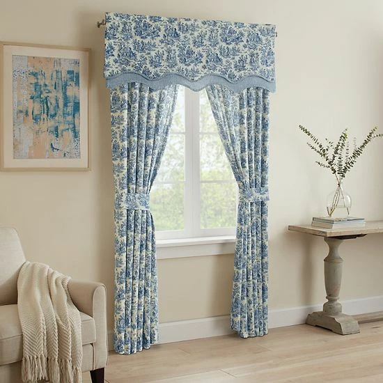 Waverly Charmed Wave Window Valance Onyx 6 Waverly Charmed Wave Window Valance Onyx - Image 6