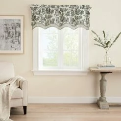 Waverly Charmed Wave Window Valance Onyx 15 Waverly Charmed Wave Window Valance Onyx -Waverly Shop unnamed file 271