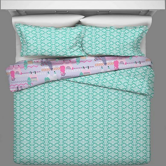 Girls Waverly Waverly Kids La La Llama Reversible Comforter Set 2 Girls Waverly Waverly Kids La La Llama Reversible Comforter Set - Image 2