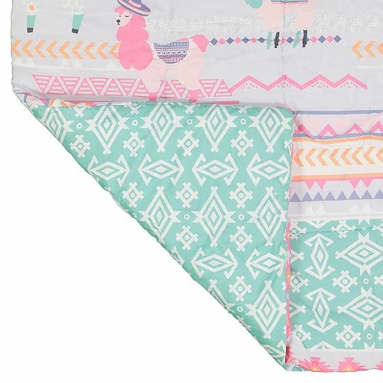Girls Waverly Waverly Kids La La Llama Reversible Comforter Set 6 Girls Waverly Waverly Kids La La Llama Reversible Comforter Set - Image 6