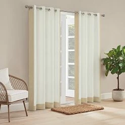 Waverly Hampton Indoor/Outdoor Border Window Curtain Blue 26 Waverly Hampton Indoor/Outdoor Border Window Curtain Blue -Waverly Shop unnamed file 307
