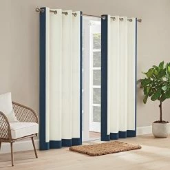Waverly Hampton Indoor/Outdoor Border Window Curtain Blue 27 Waverly Hampton Indoor/Outdoor Border Window Curtain Blue -Waverly Shop unnamed file 308