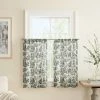 Waverly Charmed Life Tier Curtain Pair Onyx