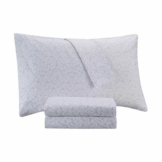 Traditions By Waverly Dashing Damask Sheet Set With Pillowcases 4 Traditions By Waverly Dashing Damask Sheet Set With Pillowcases - Image 4