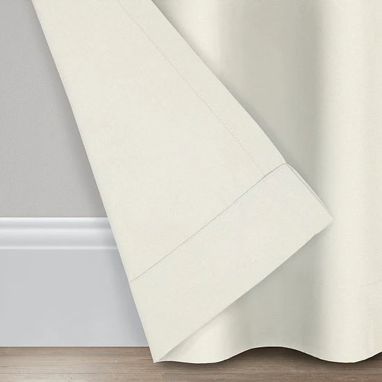 Waverly Hampton Indoor/Outdoor Solid Window Curtain Linen 3 Waverly Hampton Indoor/Outdoor Solid Window Curtain Linen - Image 3
