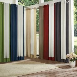 Waverly Hampton Indoor/Outdoor Solid Window Curtain Linen 23 Waverly Hampton Indoor/Outdoor Solid Window Curtain Linen -Waverly Shop unnamed file 337