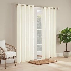 Waverly Hampton Indoor/Outdoor Solid Window Curtain Linen 27 Waverly Hampton Indoor/Outdoor Solid Window Curtain Linen -Waverly Shop unnamed file 341