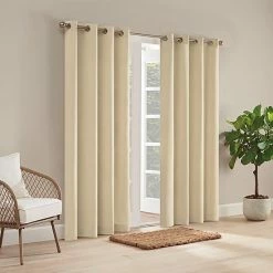 Waverly Hampton Indoor/Outdoor Solid Window Curtain Linen 31 Waverly Hampton Indoor/Outdoor Solid Window Curtain Linen -Waverly Shop unnamed file 345