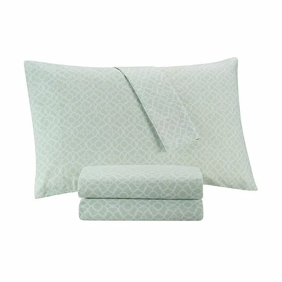 Traditions By Waverly Lovely Lattice Sheet Set With Pillowcases 2 Traditions By Waverly Lovely Lattice Sheet Set With Pillowcases - Image 2