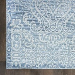 Waverly Washable Vintage Area Rug Blue -Waverly Shop unnamed file 358