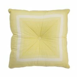 Waverly Paisley Verveine Tufted Throw Pillow