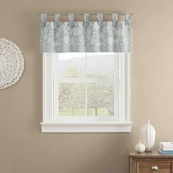 Waverly Stencil Vine Window Valance Blue -Waverly Shop unnamed file 399