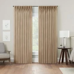 Waverly Serendipity 10 Pleat Window Curtain Panel Linen