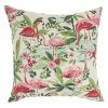 Waverly Flamingos Indoor Outdoor Throw Pillow