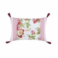 Waverly Forever Peony Pieced Throw Pillow