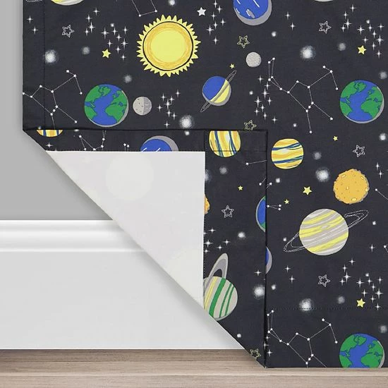 Waverly Kids Space Adventure Blackout Window Curtain 5 Waverly Kids Space Adventure Blackout Window Curtain - Image 5