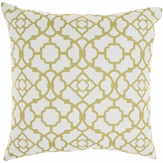 Waverly Lovely Lattice Indoor Outdoor Throw Pillow Navy 2 Waverly Lovely Lattice Indoor Outdoor Throw Pillow Navy - Image 2