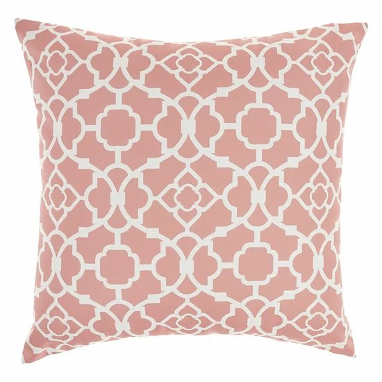Waverly Lovely Lattice Indoor Outdoor Throw Pillow Navy 10 Waverly Lovely Lattice Indoor Outdoor Throw Pillow Navy - Image 10