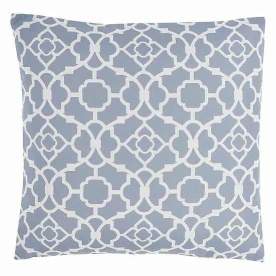 Waverly Lovely Lattice Indoor Outdoor Throw Pillow Navy 13 Waverly Lovely Lattice Indoor Outdoor Throw Pillow Navy - Image 13