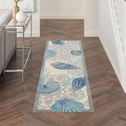 Waverly Sun N' Shade Coastal Mandala Indoor Outdoor Rug Light Blue -Waverly Shop unnamed file 536