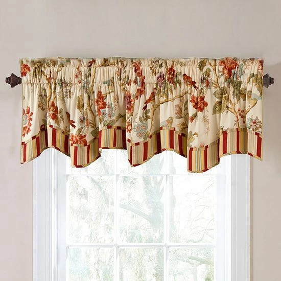 Waverly Charleston Chirp Window Valance - 50'' X 16'' 1 Waverly Charleston Chirp Window Valance - 50'' X 16''