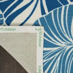 Waverly Sun N' Shade Palm Leaf Indoor Outdoor Rug Gray -Waverly Shop unnamed file 570