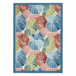 Waverly Sun N' Shade Palm Leaf Indoor Outdoor Rug Gray -Waverly Shop unnamed file 571