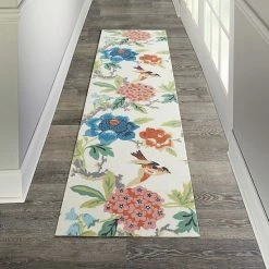 Waverly By Nourison Sun N Shade Garden Indoor Outdoor Rug Blue Multicolor -Waverly Shop unnamed file 584