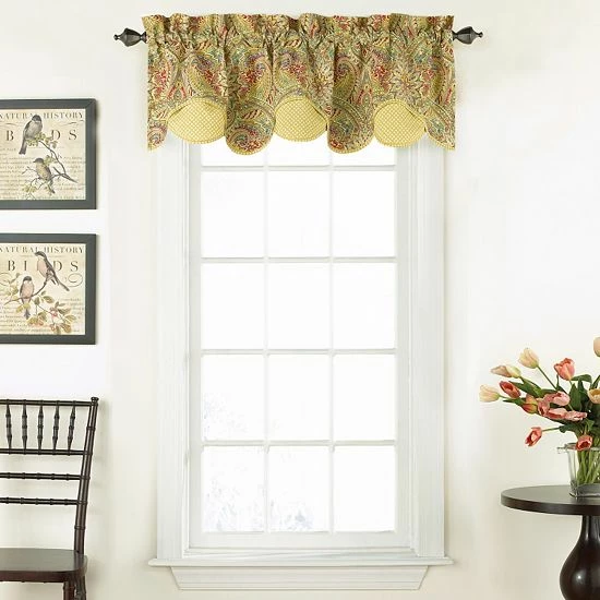 Waverly Swept Away Window Valance 1 Waverly Swept Away Window Valance