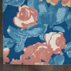 Waverly Sun N' Shade Floral Fun Blue Outdoor Rug -Waverly Shop unnamed file 616