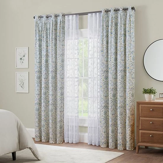 Waverly Flying Carpet Grommet Window Curtain Panel 7 Waverly Flying Carpet Grommet Window Curtain Panel - Image 7