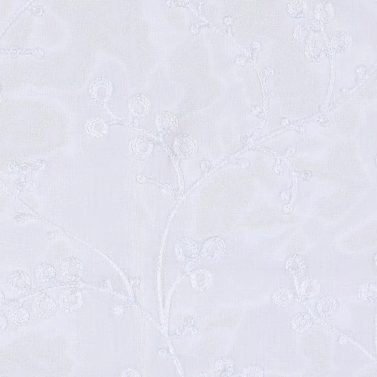 Waverly Indochina Rod Pocket Back Tab Sheer Window Curtain Panel 3 Waverly Indochina Rod Pocket Back Tab Sheer Window Curtain Panel - Image 3