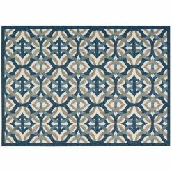 Waverly Sun N' Shade Celestial Geometric Indoor Outdoor Rug