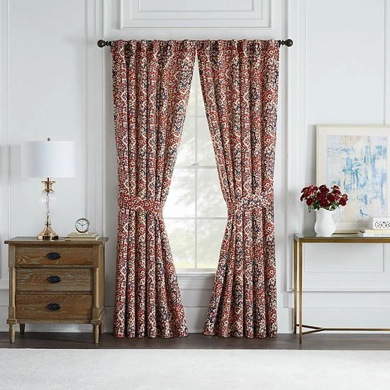 Waverly Tabriz Window Curtain Set 1 Waverly Tabriz Window Curtain Set