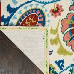 Waverly Sun N' Shade Paisley Indoor Outdoor Rug Light Blue -Waverly Shop unnamed file 662