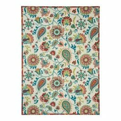 Waverly Sun N' Shade Paisley Indoor Outdoor Rug Light Blue -Waverly Shop unnamed file 663