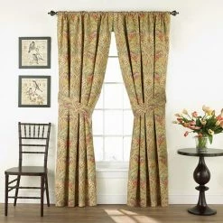 Waverly 2-pack Swept Away Floral Window Curtains