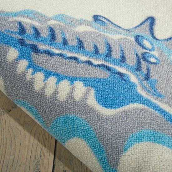 Waverly Sun N' Shade Low Tide Shell Indoor Outdoor Rug 4 Waverly Sun N' Shade Low Tide Shell Indoor Outdoor Rug - Image 4