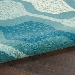 Waverly Sun N' Shade Capri Indoor Outdoor Rug Aqua -Waverly Shop unnamed file 749