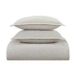 Waverly Matelasse Cotton Oversized Bedspread Set Gray -Waverly Shop unnamed file 761